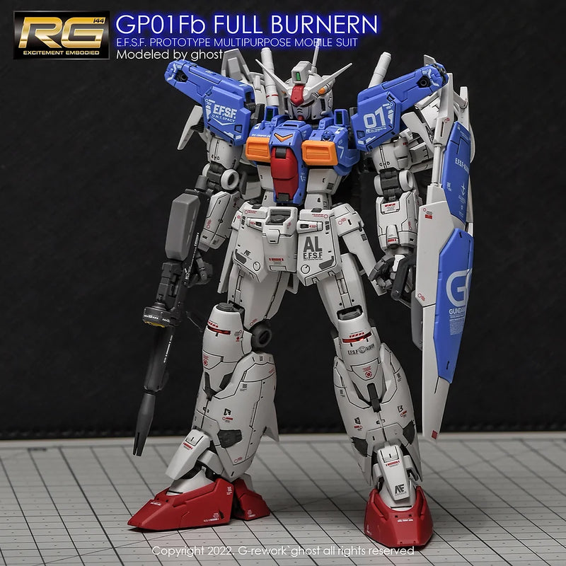 G-Rework Decal - RG RX-78GP01Fb Gundam GP01 Full Burnern Use