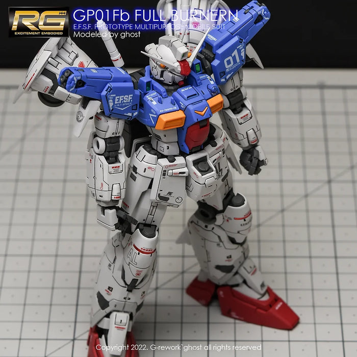 G-Rework Decal - RG RX-78GP01Fb Gundam GP01 Full Burnern Use