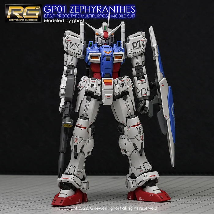 G-Rework Decal - RG RX-78GP01 Gundam GP01 Zephyranthes Use