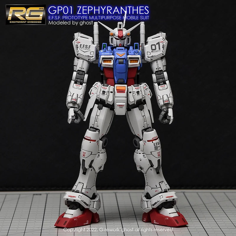 G-Rework Decal - RG RX-78GP01 Gundam GP01 Zephyranthes Use