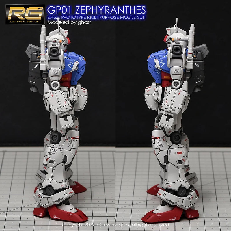 G-Rework Decal - RG RX-78GP01 Gundam GP01 Zephyranthes Use