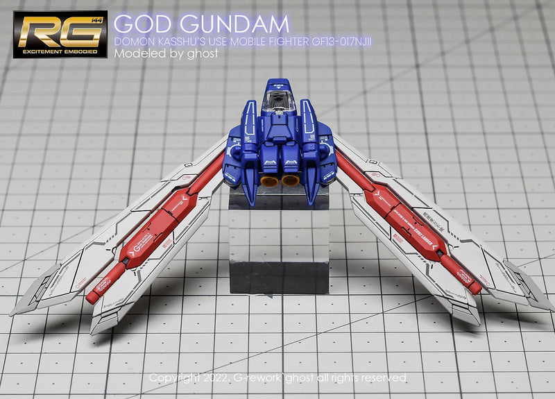 G-Rework Decal - RG GF13-017NJII God Gundam Use