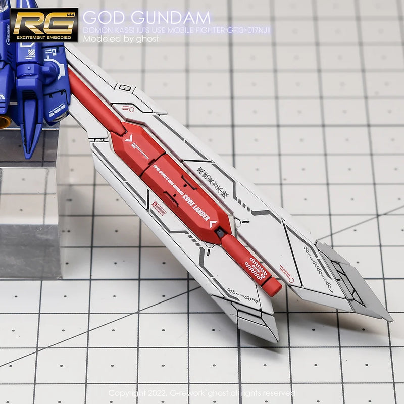G-Rework Decal - RG GF13-017NJII God Gundam Use