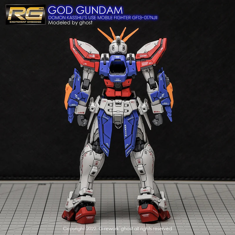 G-Rework Decal - RG GF13-017NJII God Gundam Use