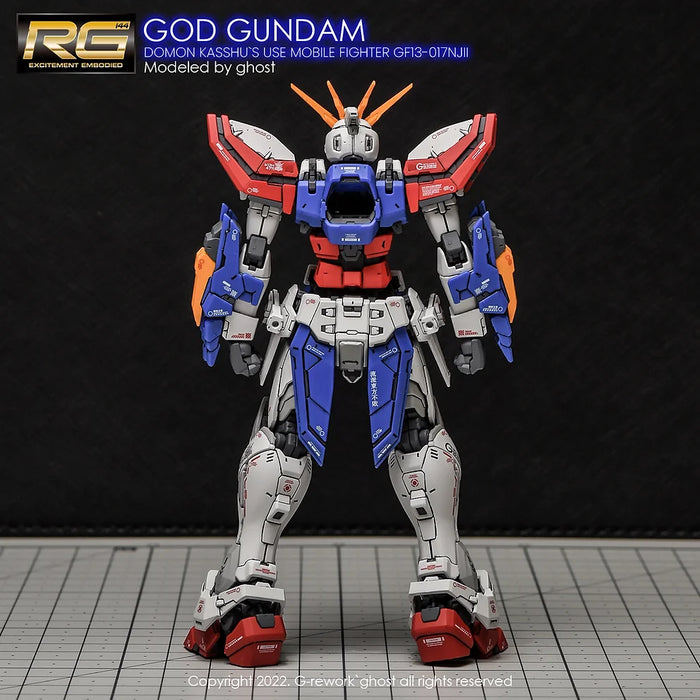 G-Rework Decal - RG GF13-017NJII God Gundam Use