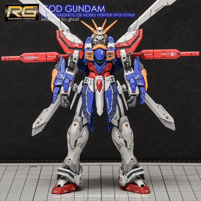 G-Rework Decal - RG GF13-017NJII God Gundam Use