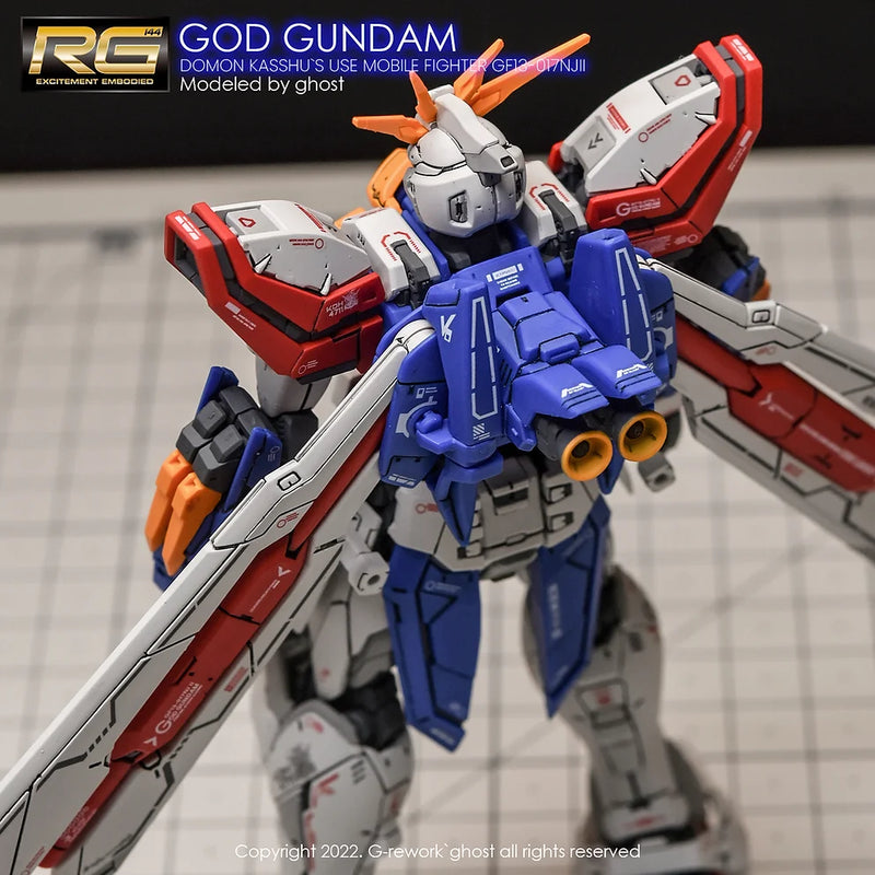 G-Rework Decal - RG GF13-017NJII God Gundam Use