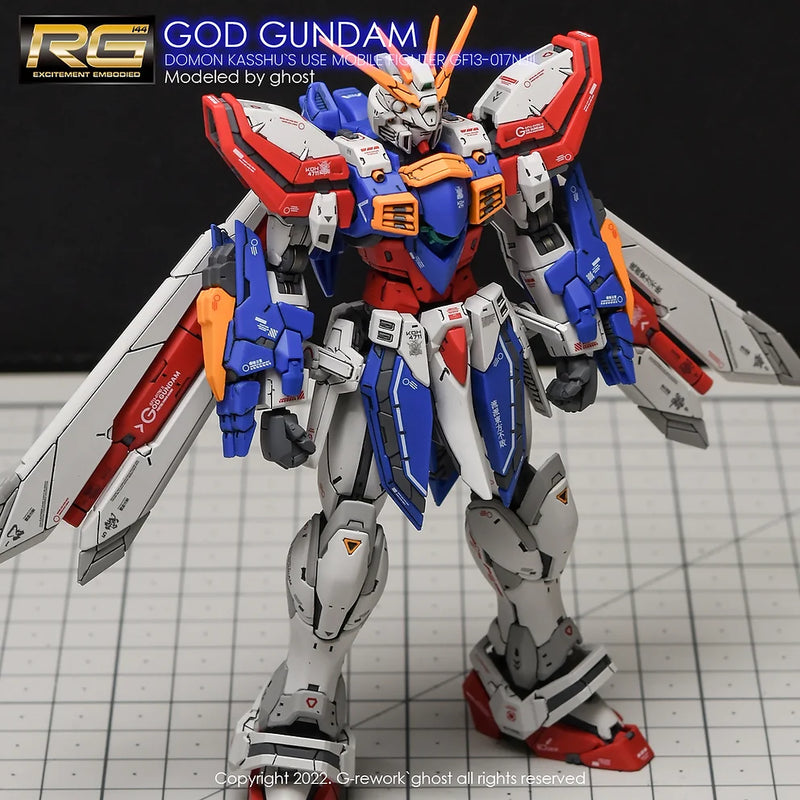 G-Rework Decal - RG GF13-017NJII God Gundam Use