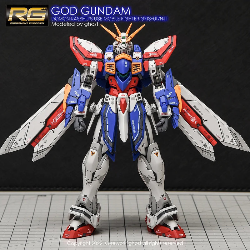 G-Rework Decal - RG GF13-017NJII God Gundam Use