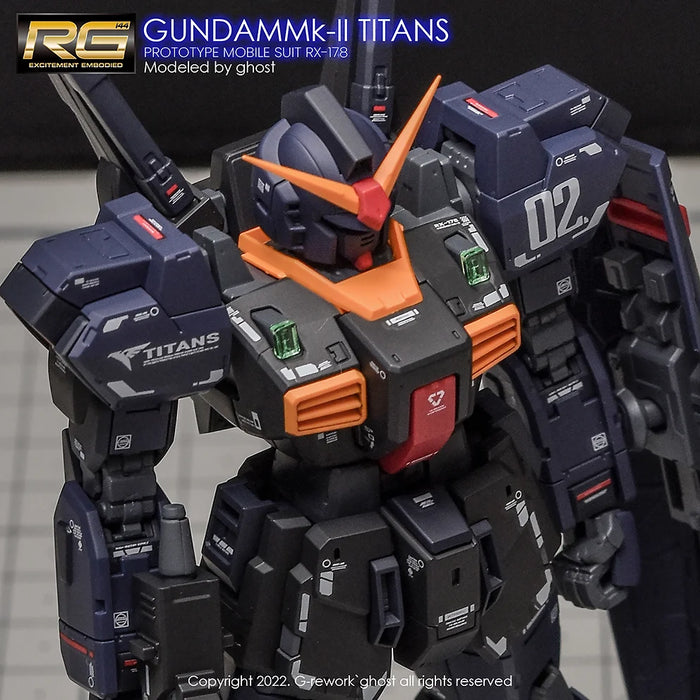 G-Rework Decal - RG RX-178 Gundam Mk-II Titans Use