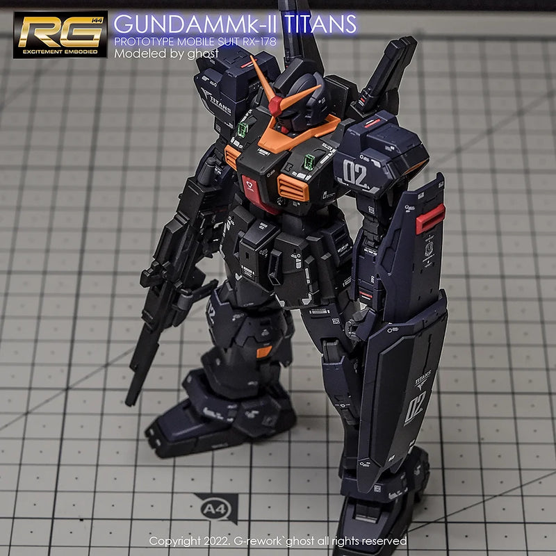 G-Rework Decal - RG RX-178 Gundam Mk-II Titans Use