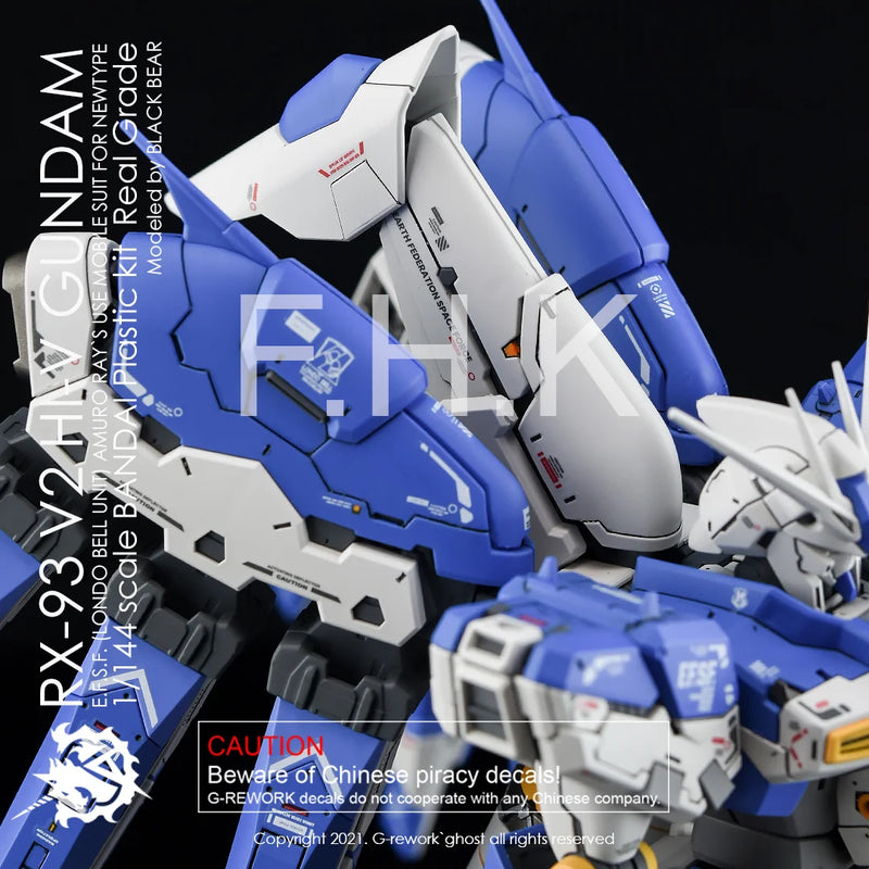 G-Rework Decal - RG RX-93-ν2 Hi-Nu Gundam Use