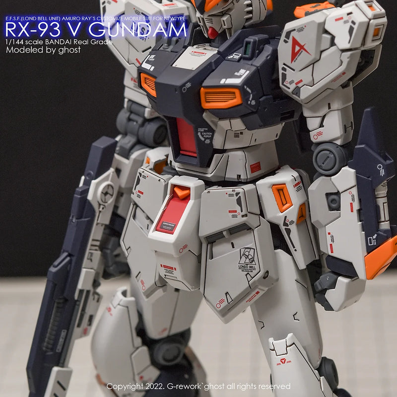 G-Rework Decal - RG RX-93 Nu Gundam Use (Decal v2.0)