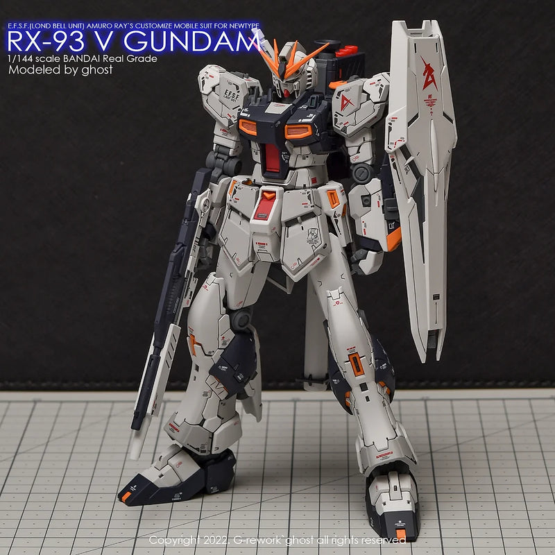 G-Rework Decal - RG RX-93 Nu Gundam Use (Decal v2.0)