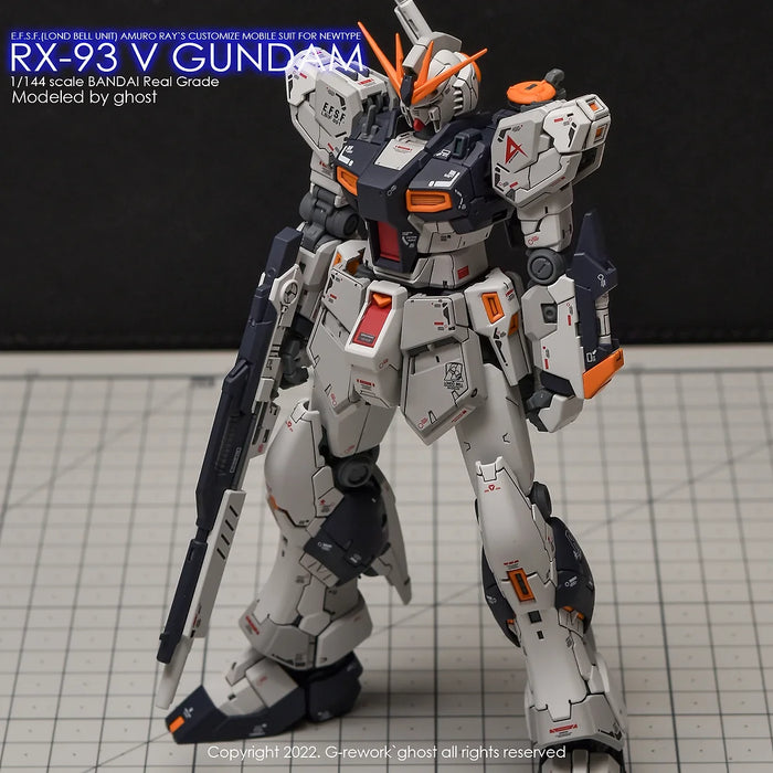 G-Rework Decal - RG RX-93 Nu Gundam Use (Decal v2.0)