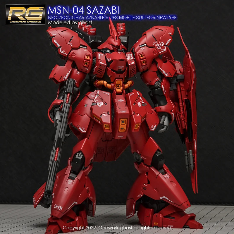 G-Rework Decal - RG MSN-04 Sazabi Use