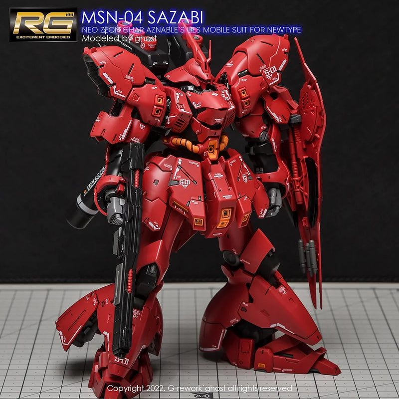 G-Rework Decal - RG MSN-04 Sazabi Use