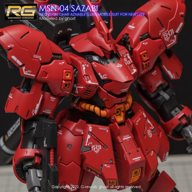 G-Rework Decal - RG MSN-04 Sazabi Use