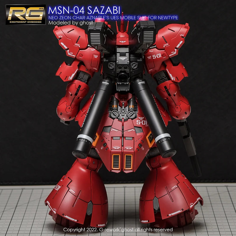 G-Rework Decal - RG MSN-04 Sazabi Use