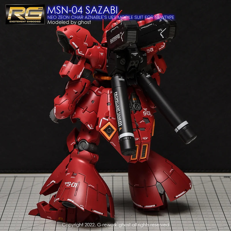 G-Rework Decal - RG MSN-04 Sazabi Use