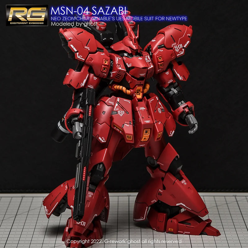 G-Rework Decal - RG MSN-04 Sazabi Use