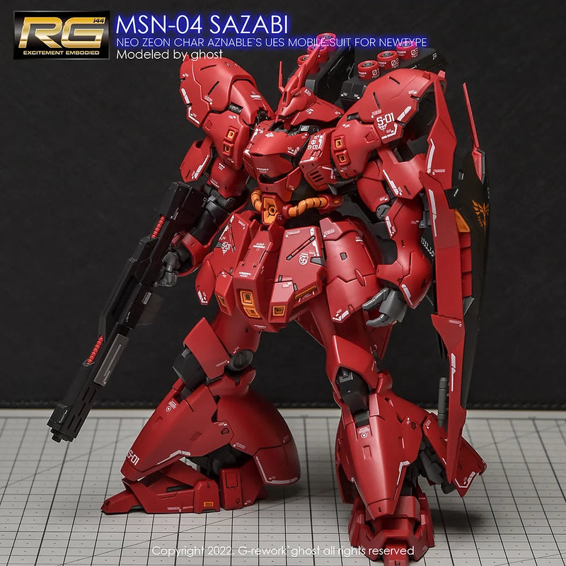 G-Rework Decal - RG MSN-04 Sazabi Use