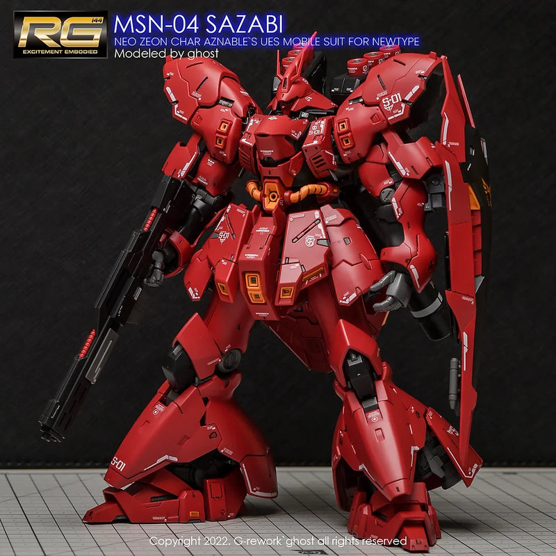 G-Rework Decal - RG MSN-04 Sazabi Use