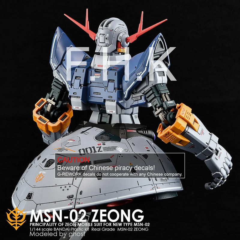 G-Rework Decal - RG MSN-02 Zeong Use