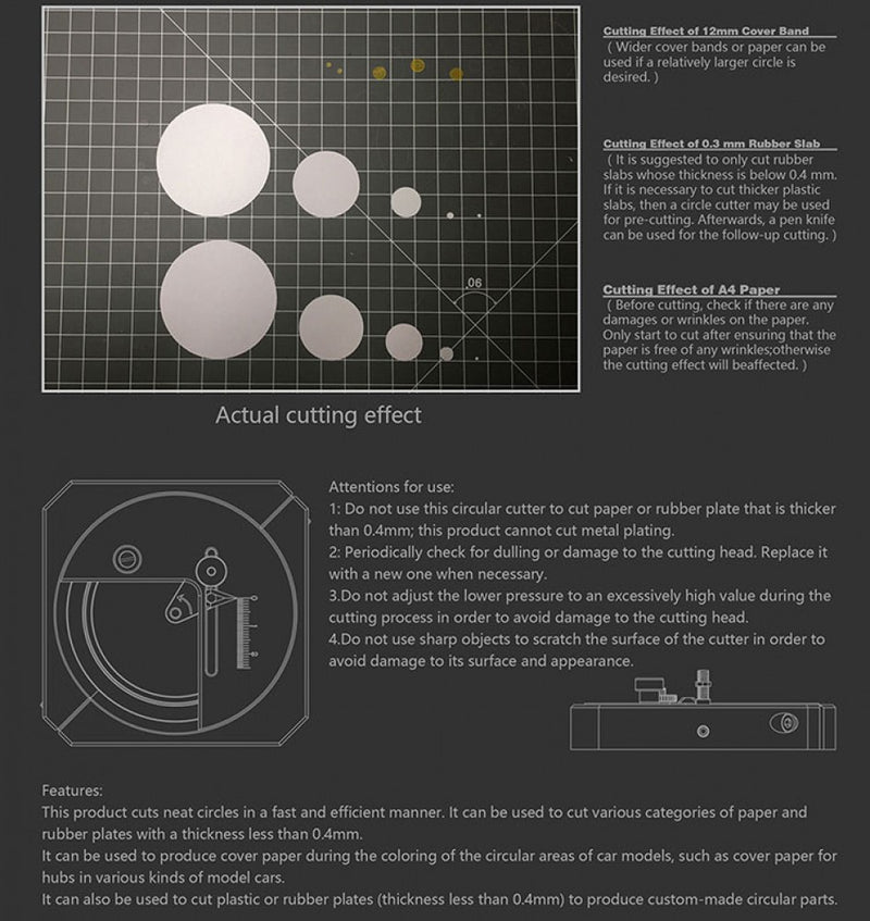 Dspiae Stepless Adjustment Circular Cutter (MT-C)
