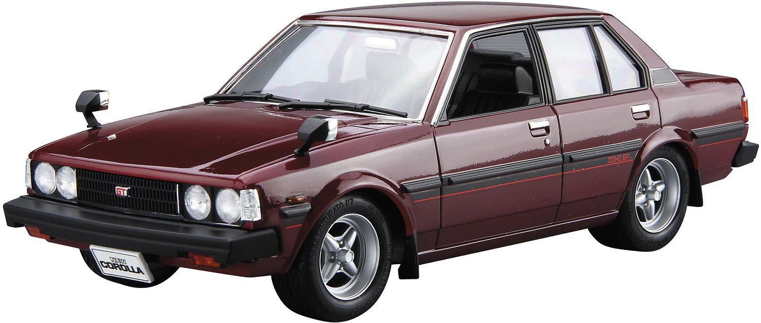 Aoshima 1/24 Toyota E71/E70 Corolla Sedan DX/GT '79 (Aoshima The
