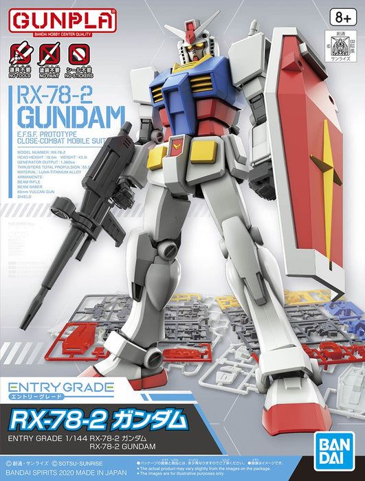Entry Grade (EG) 1/144 RX-78-2 Gundam