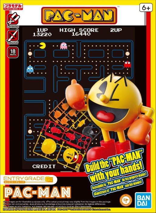 Entry Grade (EG) Pac-Man Model Kit