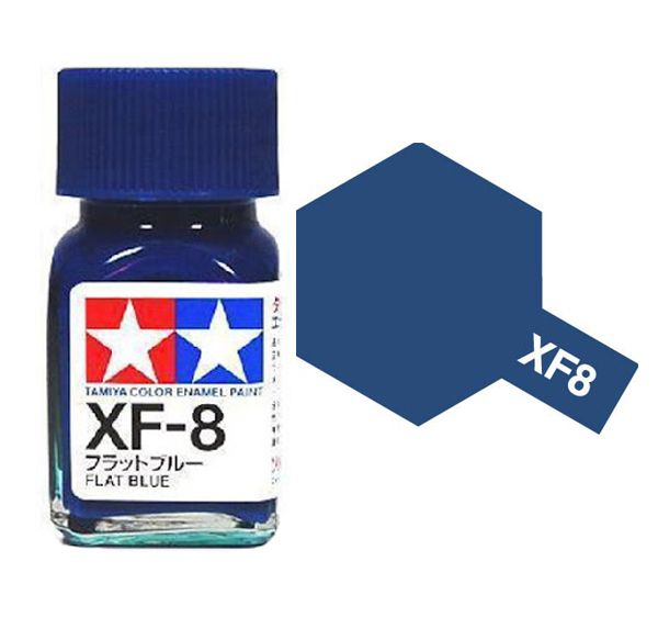Tamiya Color Enamel Paint XF-8 Flat Blue