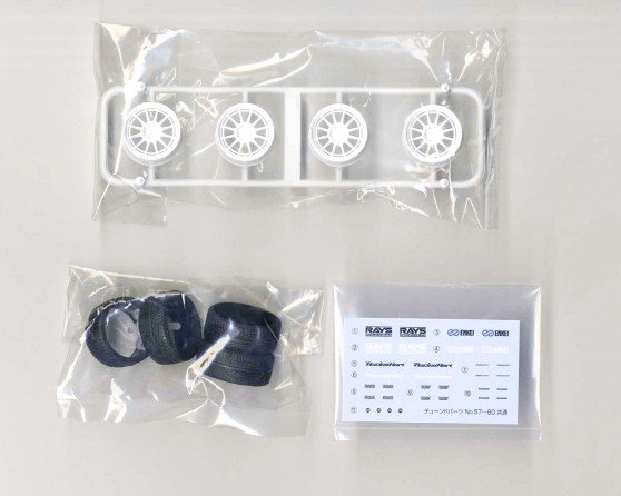 Aoshima 1/24 Enkei NT03+M 19 Inch Rims