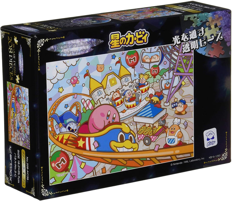 Ensky Art Crystal Jigsaw Puzzle 208 Pieces - Kirby Pupupu Park Open (No.208-AC39)
