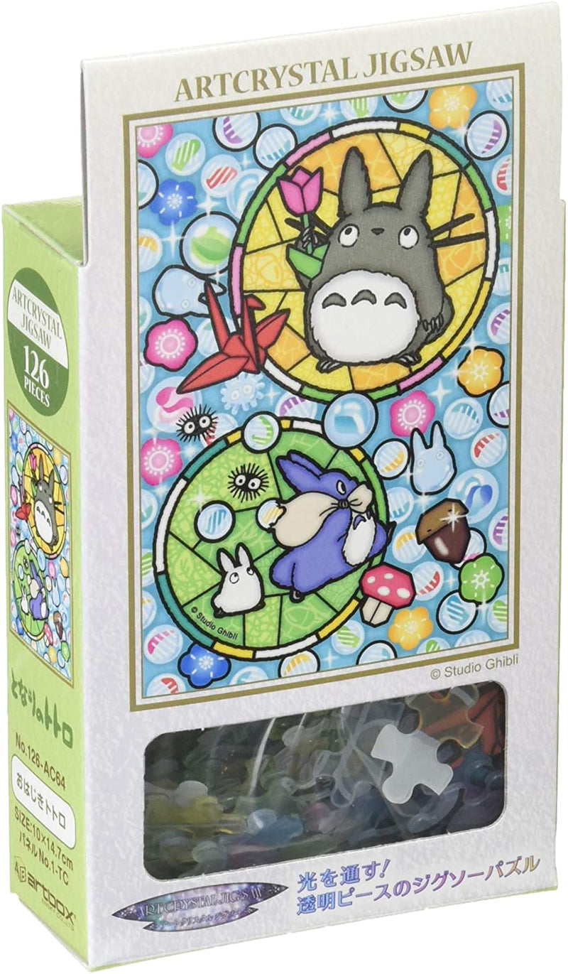 Ensky Art Crystal Jigsaw Puzzle 126 Pieces - My Neighbor Totoro Marbles (No.126-AC64)