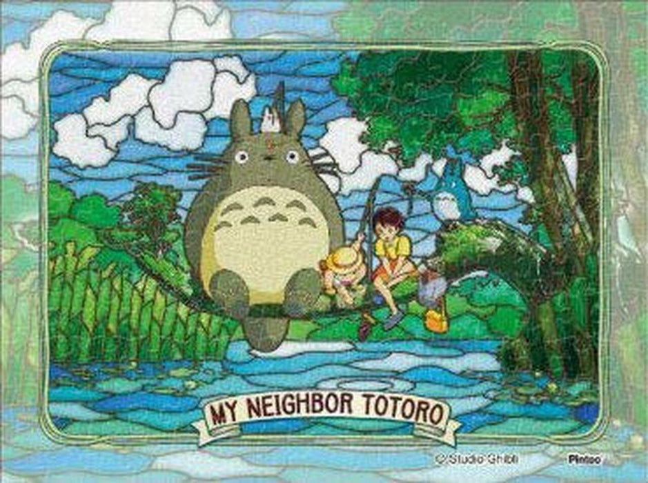 Ensky Art Crystal Jigsaw Puzzle 150 Pieces - My Neighbor Totoro What are you fishing? (with Frame) (MA-C01)