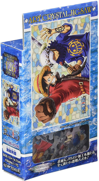 Ensky Art Crystal Jigsaw Puzzle 126 Pieces - One Piece Pirate Alliance Frost (No.126-AC06)
