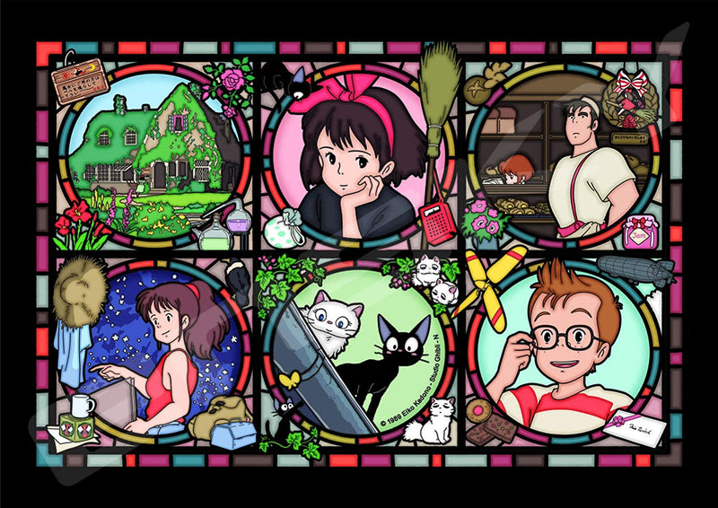Ensky Art Crystal Jigsaw Puzzle 208 Pieces  - Kiki's Delivery Service Koriko's Street Hall (No.208-AC38)