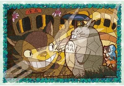 Ensky Art Crystal Jigsaw Puzzle 300 Pieces - My Neighbor Totoro Cat Bus Arrive (No.300-AC033)