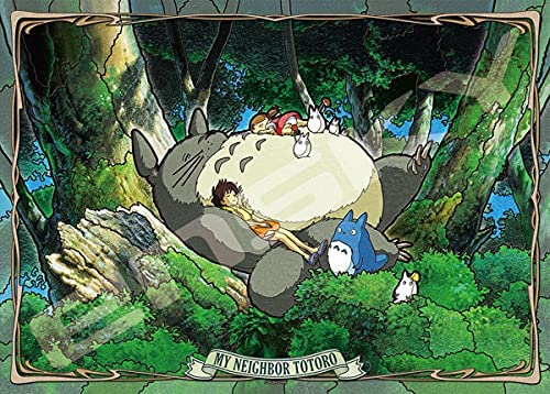 Ensky Art Crystal Jigsaw Puzzle 500 Pieces - My Neighbor Totoro Nap with Totoro (No.500-AC01)