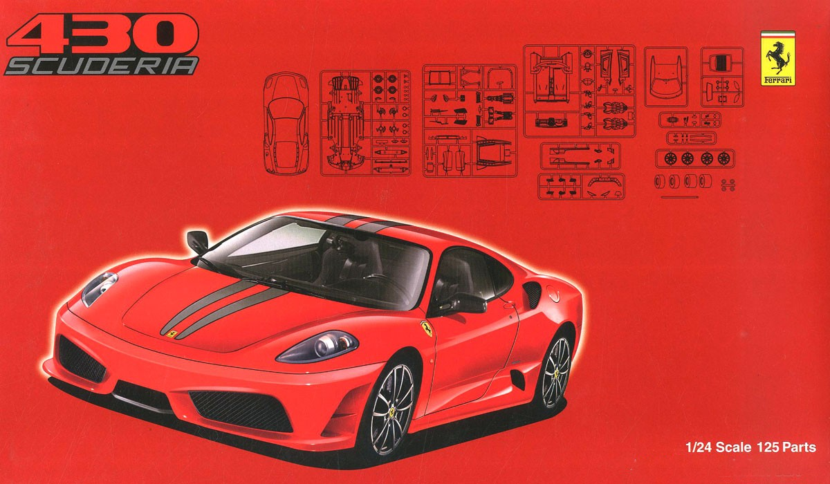 1/24 Ferrari F430 Scuderia (Fujimi Real Sports Car Series RS-55)