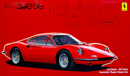 1/24 Ferrari Dino 246GT Late Type (Fujimi Enthusiast Model EM-42)