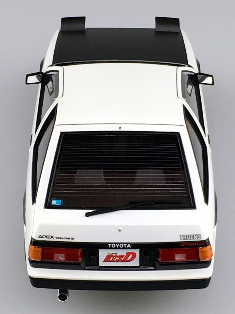 Initial D 1/24 Fujiwara Takumi Toyota AE86 Trueno Project D Ver.