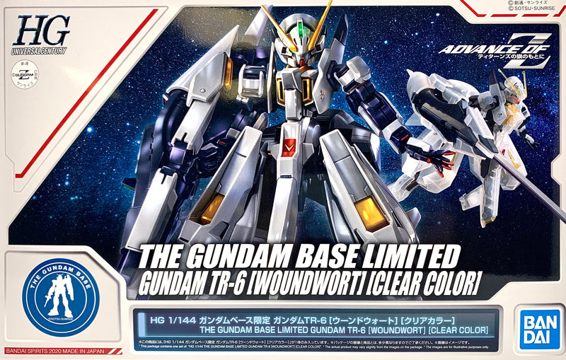 Gundam Base Limited High Grade (HG) HGUC 1/144 RX-124 Gundam TR-6 (Woundwort) (Clear Color)
