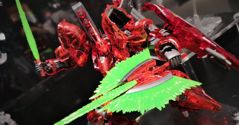 Bandai Gundam Base Limited RG 1/144 Sazabi (Clear Color)