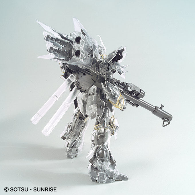 Gundam Base Limited Master Grade (MG) 1/100 MSN-06S Sinanju (Mechanical Clear)