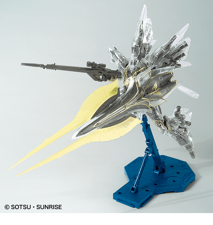 Gundam Base Limited Master Grade (MG) 1/100 MSN-06S Sinanju (Mechanical Clear)