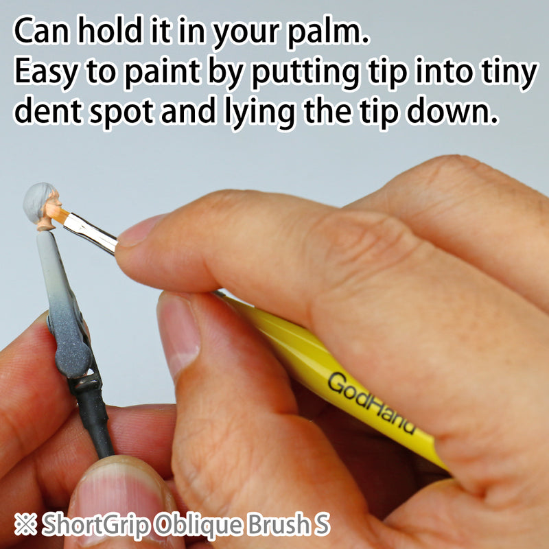 GodHand Brushwork Shortgrip Sharp Point Fine (GH-EBRSYP-KH)