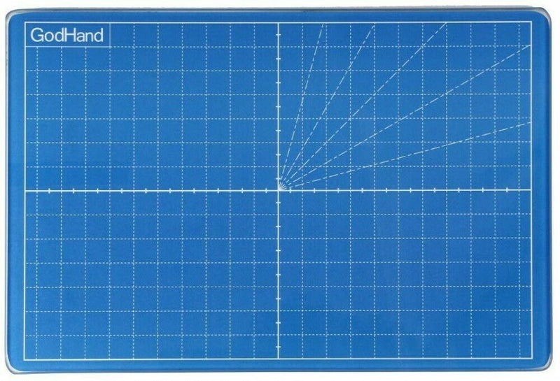 GodHand Glass Cutter Mat B5 Size Blue (GH-GCM-B5-B)